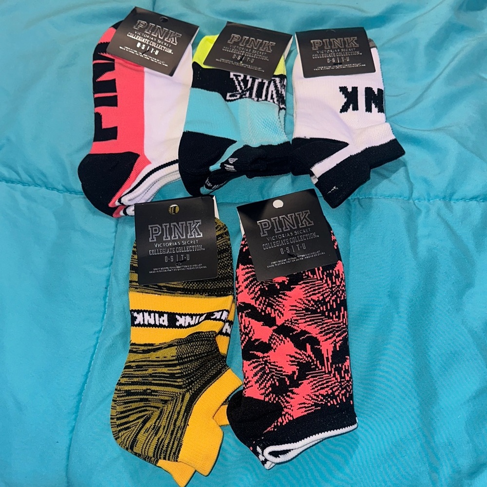 PINK Victoria's Secret Vibrant Casual Socks Set